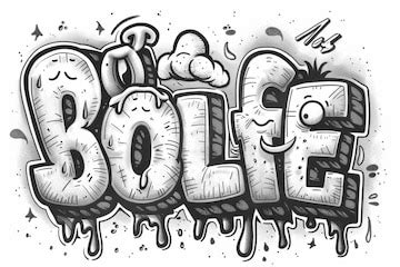 High on life doodle font typography handwritten | Premium AI-generated ...
