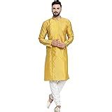 Buy Jompers Men's Cotton Jacquard Kurta Payjama Set(Green,XL) at Amazon.in