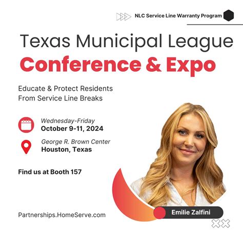 Emilie Zalfini will be at Booth 157 during the Texas Municipal League ...