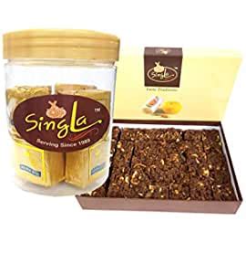 MEWA Bite Burfi Sweet 300g Dodha Burfi Sweets 300g Combo (Pack of 2 * ...