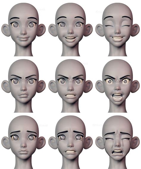 Expression, 신민정 | Concept art characters, Cartoon faces expressions ...