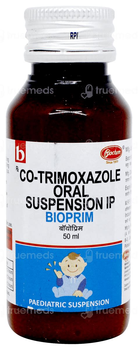 Bioprim Suspension 50 Ml - Uses, Side Effects, Dosage, Price | Truemeds