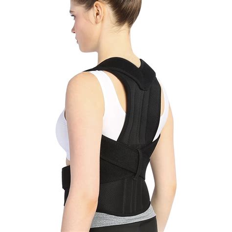 Posture Back Brace Support Belts for Upper Back Pain Relief, Adjustable ...