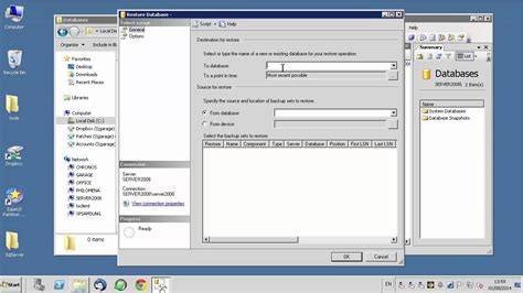 CommVault SQL Server Restore From Backup 的图像结果