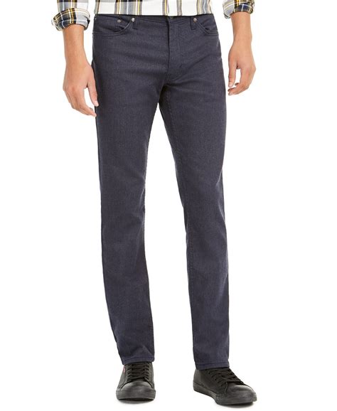 Levis Men's 511 Slim-Fit Stretch Flannel Jeans Black Size 33X30 – Steals