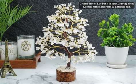 Buy HindCraft Crystal Tree - Showpiece for Home Decor - Feng Shui Seven ...