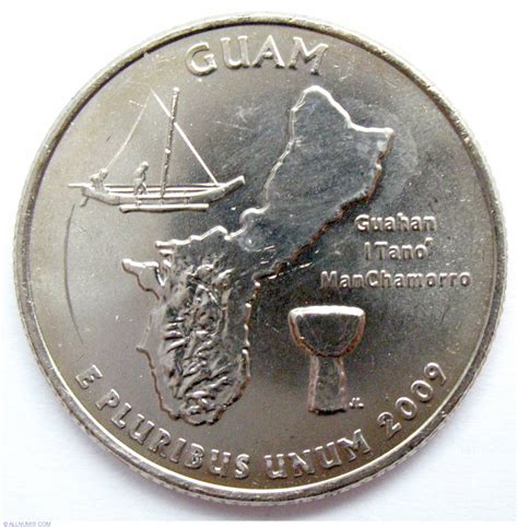 Quarter Dollar 2009 D - Guam, Quarter, District of Columbia and United ...