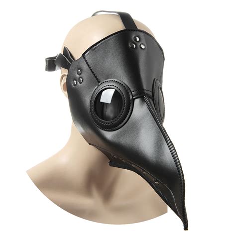Black Plague Doctor Mask - Cybershop Australia