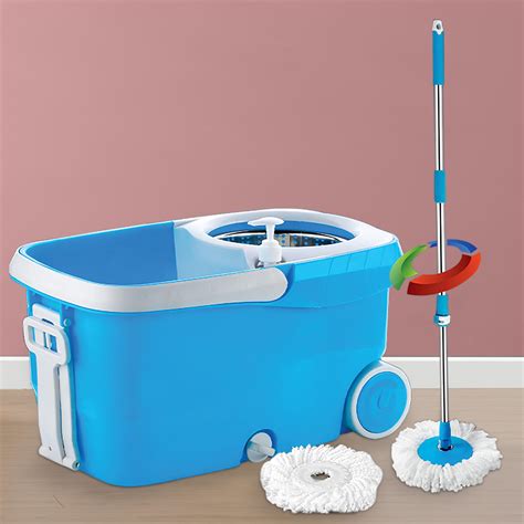 Plantex Premium ABS Plastic Mop with Bucket for Floor Cleaning ...
