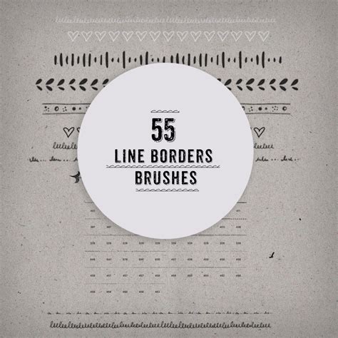 Photoshop brushes | Line border, Brush, Photoshop brushes