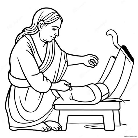 Image result for Foot Washing Activity Pages