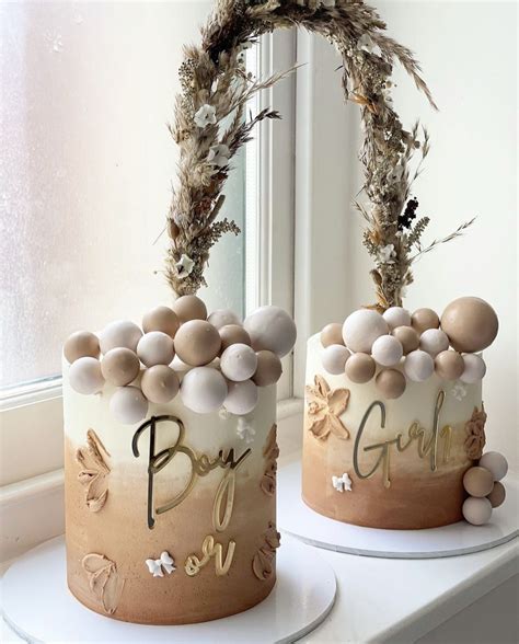 19 Gorgeous Gender Reveal Cake Ideas - The Greenspring Home | Gender ...