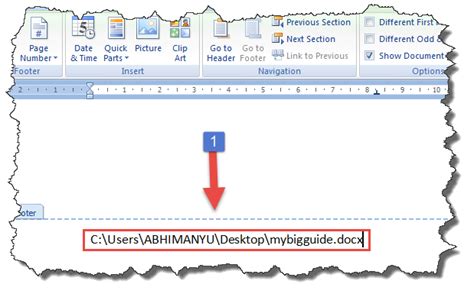 How to Add File Path in Word 的图像结果