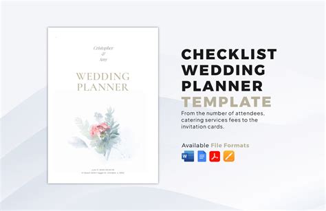 Editable Wedding Planner Templates in Google Docs to Download