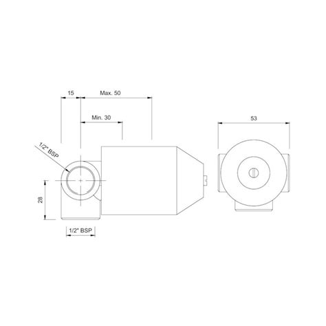 Jaquar - Bathroom 1 Way Diverter Valve - Allied ALD-CHR-229 on Decure.in