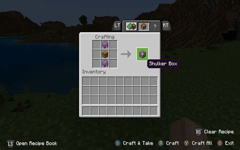 Shulker Box Recipe 的图像结果