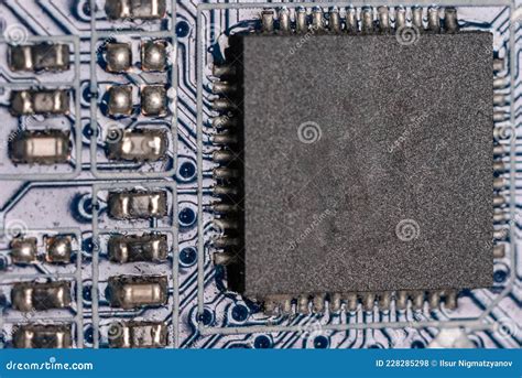 System Boards on a Motherboard in a Personal Computer Stock Photo ...
