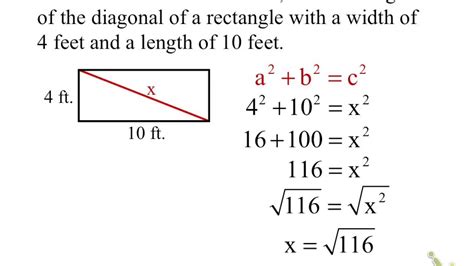 Image result for Pythagoras Theorem Word Problem
