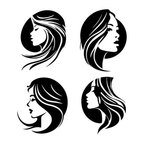 Création de logo vectoriel pour salon de beauté ou salon de coiffure ou ...