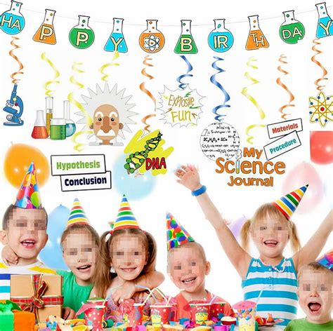 YiiiGoood Science Theme Birthday Decoration Kit Party Banner & India | Ubuy