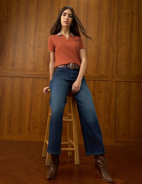 High Rise Baggy Fit Jeans – U.S. Polo Assn. India