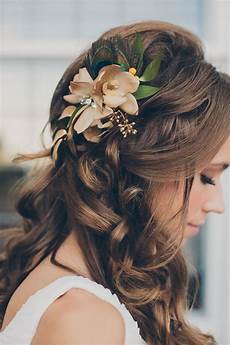 Flowered Hair Wedding Style by 17 Simple But Beautiful Wedding Hairstyles 2020 Pretty Flowered Hair Wedding Style