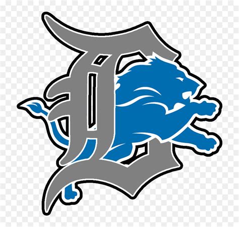 Detroit Lions Logos - Detroit Lions Logo, HD Png Download - vhv