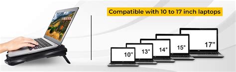 LAPCARE Winner Cooling Pad with 4 Fans Laptop Stand, Black - Buy ...