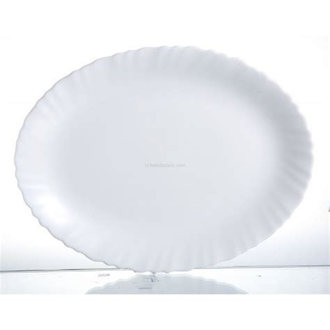 Buy Luminarc Feston White Oval Platter Online at Low Prices in India ...