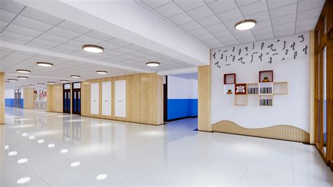 学校教学楼大厅文化墙设计|空间|其他空间|河南校园空间设计_原创作品-站酷ZCOOL