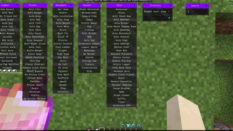 Meteor Client Features 的图像结果