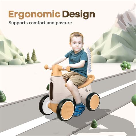 R For Rabbit Speedster Glider Baby Ride On Car - Beige – The Moms ...