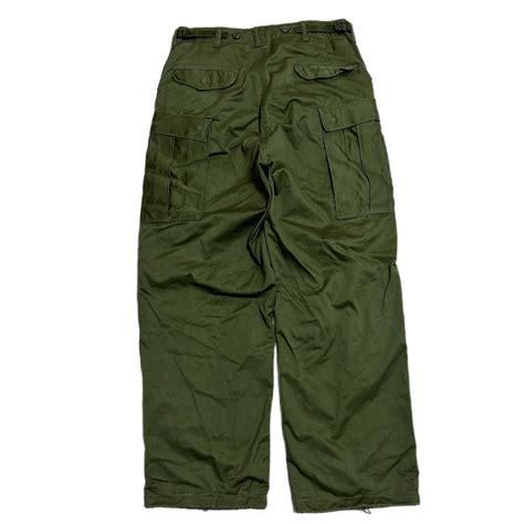 デッドストック【SMALL-LONG】60s USARMY M-51 FIELD TROUSERS ミリタリーパンツ 1962 MP-428 ...