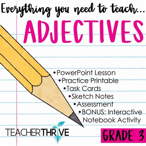Image result for Proper Adjectives 3rd Grade Lesson