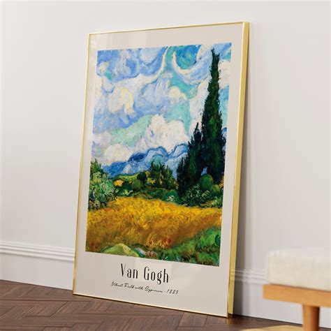 Vincent Van Gogh - Wheat Field With Cypresses Canvas Paining – Nook At You