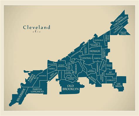 Cleveland Ohio Zip Code Map at Shawn Keim blog - map of downtown cleveland ohio