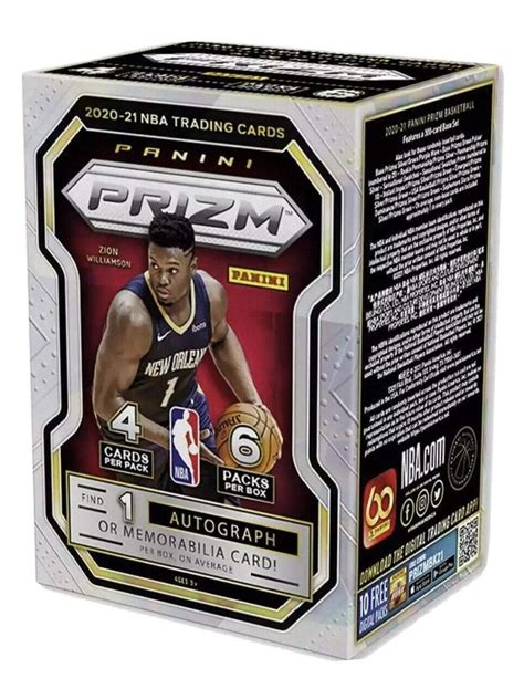 Panini Prizm 2020-21 NBA Basketball Trading Cards Blaster Box- 24 Cards ...