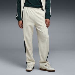 PUMA Striped Men & Women White Track Pants - Buy PUMA Striped Men ...