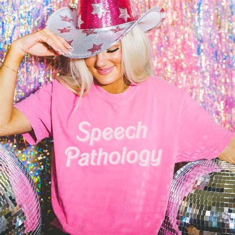 Pink Speech Pathology Comfort Colors T-Shirt – EmilyBSpeech