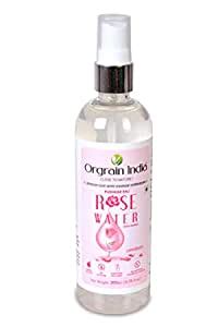Orgrain India Pure Rose Water/Gulab Jal Spray 200 ml | Premium Face ...