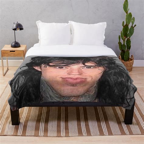"Ronnie Radke Mugshot " Throw Blanket for Sale by Izzyeve | Redbubble