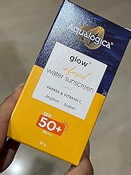 Aqualogica Glow+ nfused Water All Skin Type Sunscreen Spf 50+ Pa ...