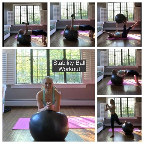 Stability ball workout – Artofit