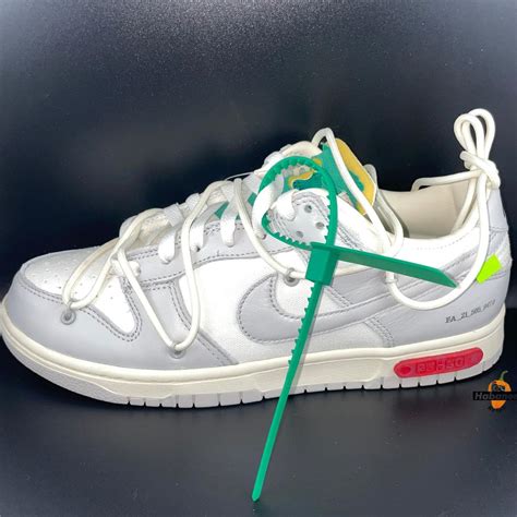 NIKE DUNK LOW X OFF WHITE LOT 25 OF 50 Size:... - Depop