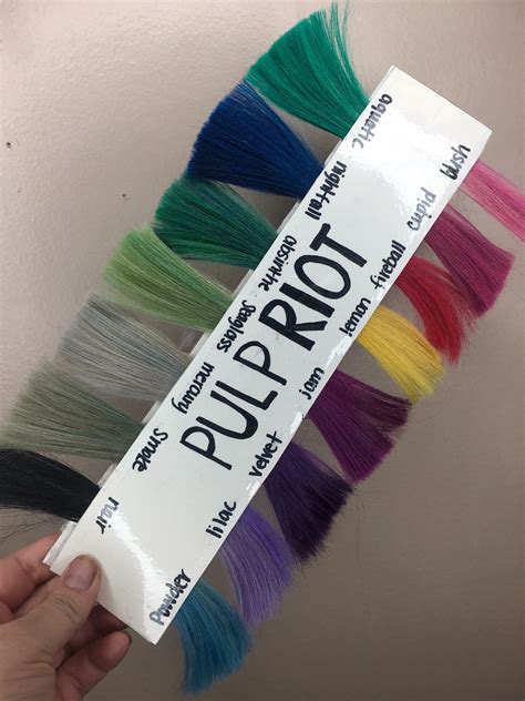 Image result for Pulp Riot Color Chart