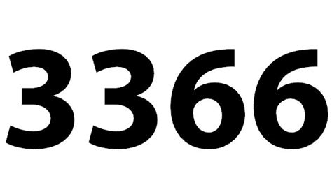 Zahl 3366