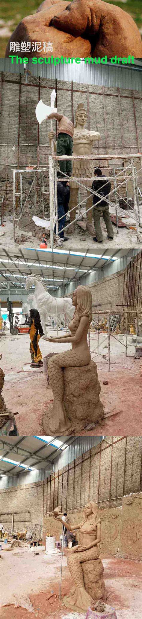 玻璃钢雕塑的制作步骤-方圳雕塑厂