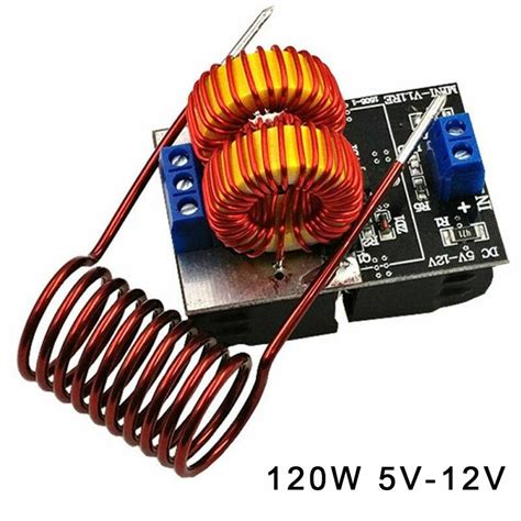 120W DC 5V-12V Mini Low Voltage ZVS Induction Heating – REES52