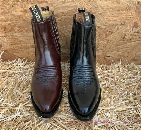 Buy Men's Leather Half Boot Chameleon Boots - Botin Camaleon Vaquero de ...