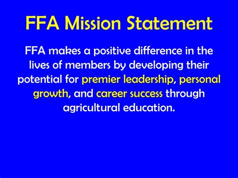 PPT - What Is FFA? PowerPoint Presentation, free download - ID:626577
